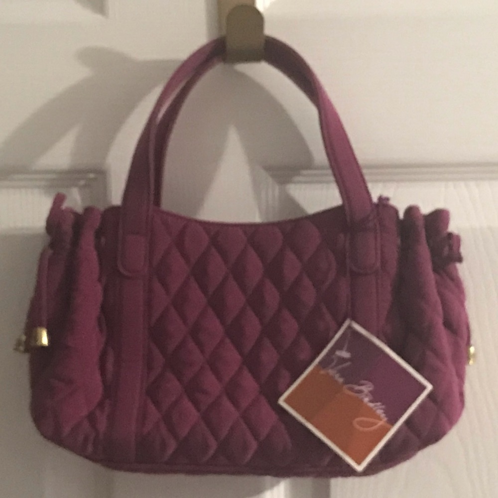 NWT Vera Bradley Margie Magenta satchel